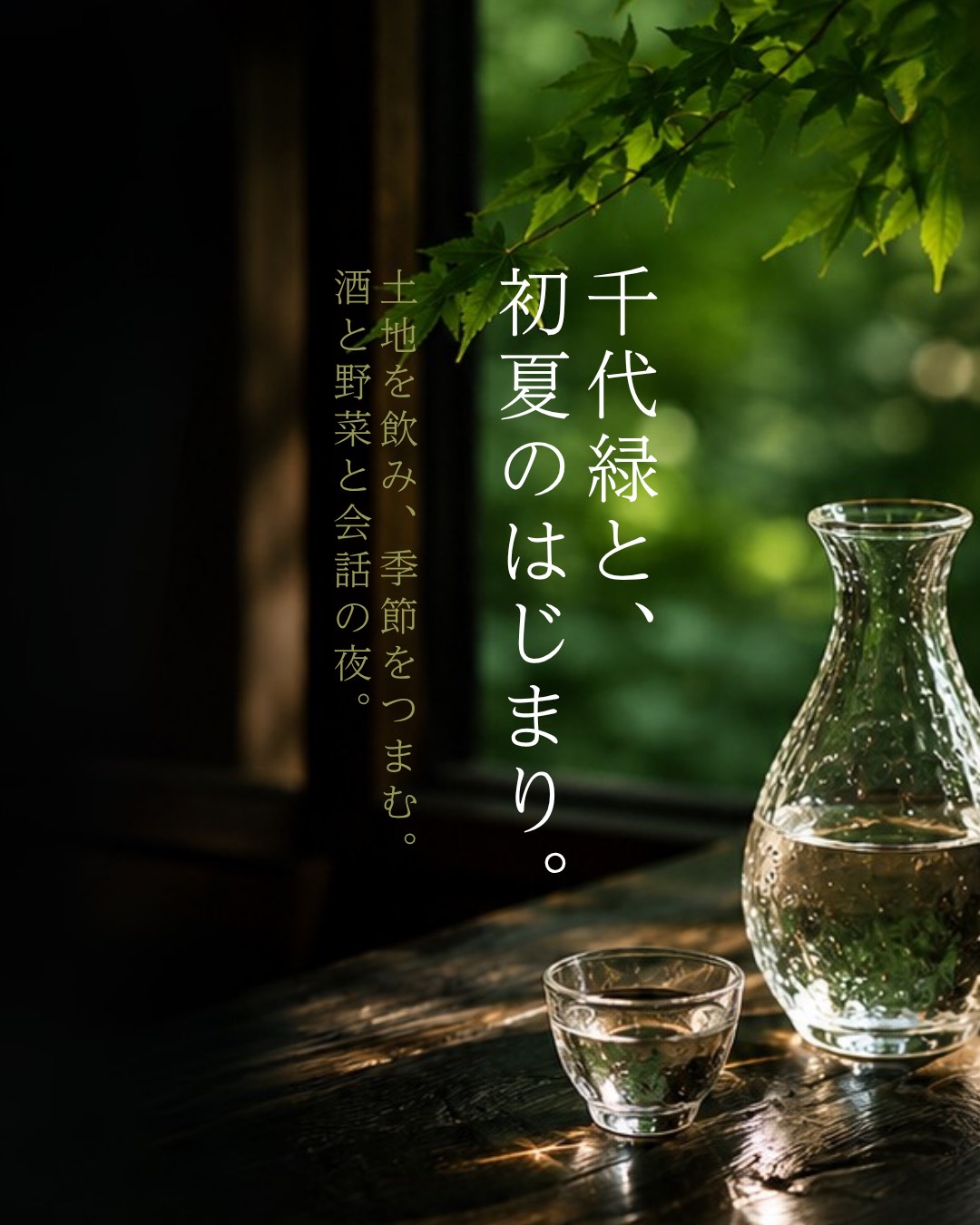 千代緑と、初夏のはじまり